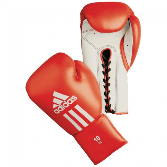 Adidas Glory Prof. Bokshandschoenen Rood/wit ADIBC06RW-size